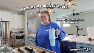 Packing Up My Old House *vlogmas 2024*