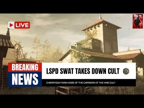 Lspd Swat Takes Down Cult At Cherryesa Farm | Real Swat Commander Plays Ready Or Not