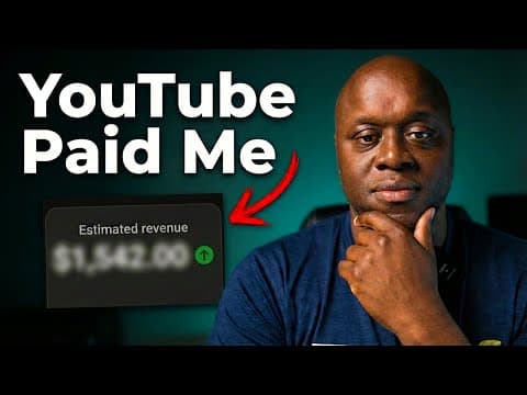 How Much Youtube Paid Me In 2025 (real Adsense Breakdown)