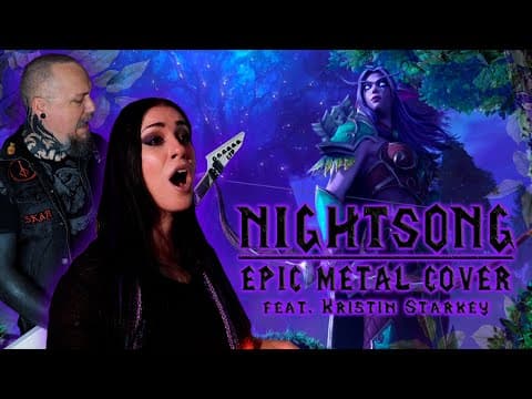 World Of Warcraft - Nightsong | Epic Metal Cover (feat.@kristinstarkey)