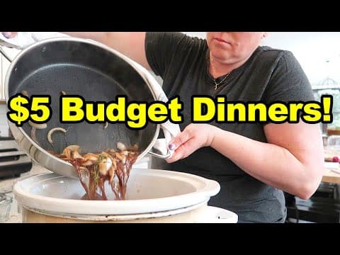 🔥$5 Budget Dinners! Your Family-friendly Meal Plan For The Week!