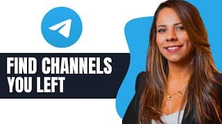 How To Find Telegram Channels You Left (5 Best Ways)