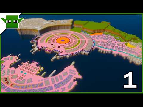Building A Large Fantasy Medieval City In Minecraft - 1 - Planning
