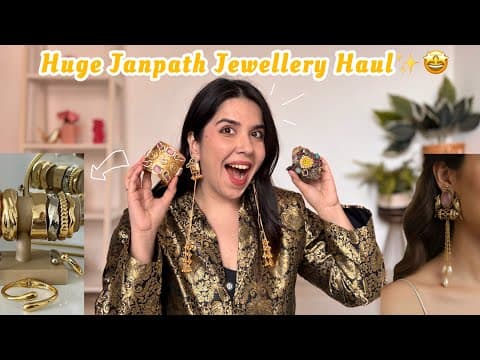 Janpath Jewellery Haul Delhi😍✨oxidised Jewellery & Affordable Wedding Picks | Heli Ved