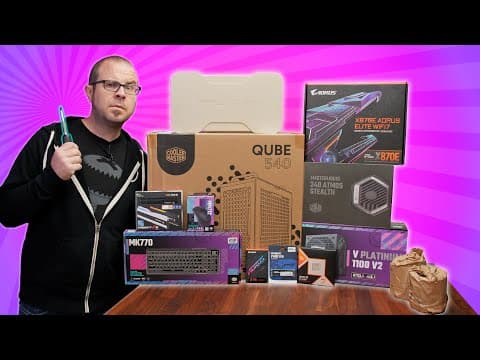 Building A Pc Before It’s Too Late (in The Cooler Master Qube 540)