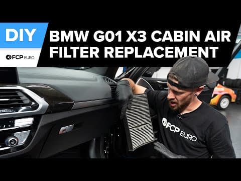 Bmw X3 Cabin Air Filter Replacement Diy (2018-2025 Bmw G01 X3, G02 X4)