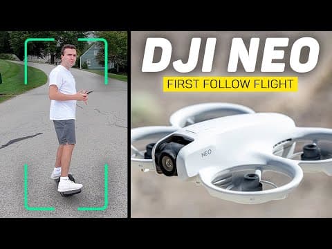 Dji Neo Unboxing & First Follow Flight | This Drone Is Tiny!