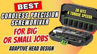 Precision Electric Screwdriver From Hanboost With 30 Bits & 4 Torque Settings