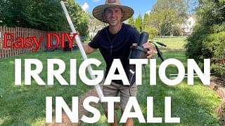 Easy Diy Irrigation Install