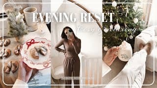 My Cosy Evening Reset - Baking Festive Bows & Christmassy Vibes 🌲✨