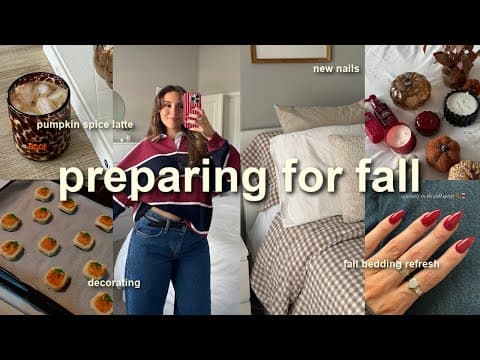 Preparing For Fall 🍂 Fall Shopping, Decorating, Quince Sweater Haul, Fall Bedding, Coffee, & More!
