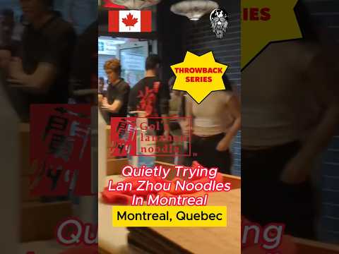 Incredible Hand-Pulled Lan Zhou Noodles in Montreal! 🍜🇨🇦
