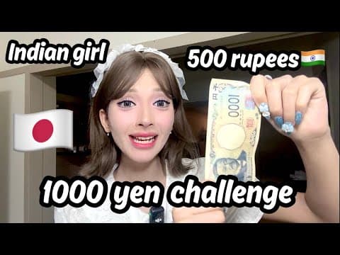 🇯🇵 24 Hours 1000 Yen Cvs Challenge | ₹500 Rupees Only* 🇮🇳