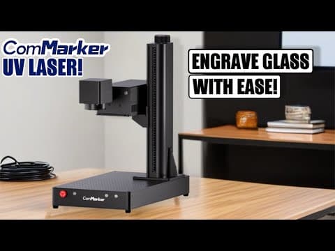 Commarker Omni 1 Uv Laser - Engrave Glass Easily