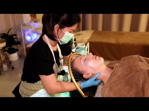 Asmr Pro Vietnamese Hair Spa For Deep Sleep ✨️ Head And Face Massage ✨️ Unintentional Asmr Sounds