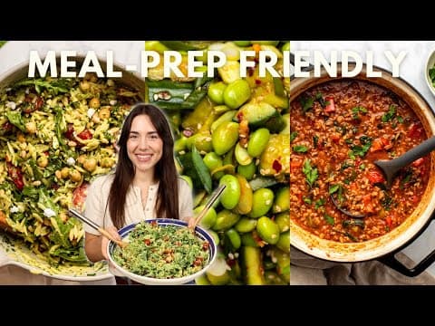 3 High-protein Vegan Meals (meal-prep Friendly!)