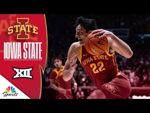 Milan Momcilovic Nets 29 Points, 5 Threes In No. 9 Iowa State's Road Win Vs. Okst | Nbc Sports