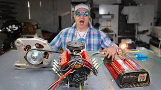 I Built A Mini V-8 Generator That Actually Works