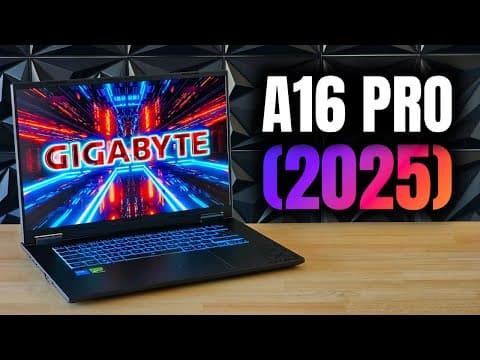 Gigabyte A16 Pro (2025) Review - The Cheapest Rtx 5070ti Gaming Laptop Is Really Good.