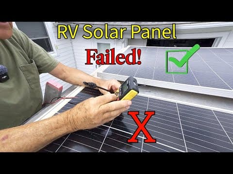 Rv Solar Panel Failure - What Happened?!