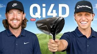 Grant Horvat & Tommy Fleetwood Try The New Qi4d Driver!