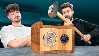 Unknackbarer Holz-tresor Mit Magnet-schloss!