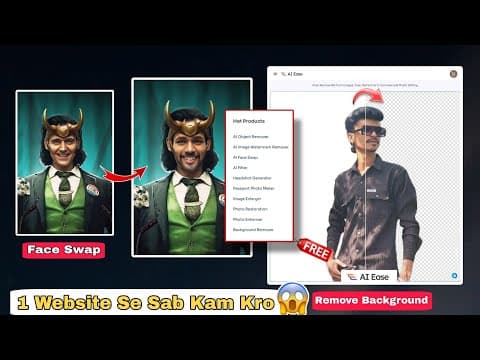 New Aiease Website | Photo Face Swap, Photo Background Remove | Aiease Free Unlimited 2024