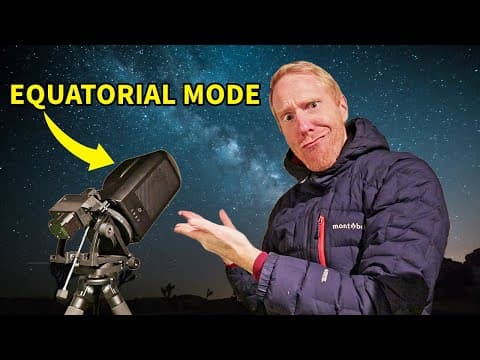 Seestar S50 - Polar Aligned, No More Field Rotation!