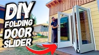 How To Install A Folding Sliding Door!