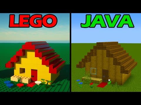 Minecraft: Java Vs Lego