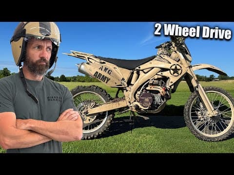 I Bought The Secret Govt 2 Wheel Drive Motorcycle (spec Ops)