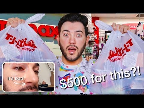 I Spent $500 On New Tjmaxx Makeup... Major Wins And Losses Lol