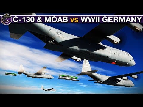 Could A Flight Of C-130 With Moab Have Replaced An Entire Wwii B-17 Raid? | Dcs