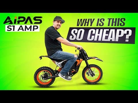 This Aipas S1 Amp Bike Should Not Be This Cheap… Full Review