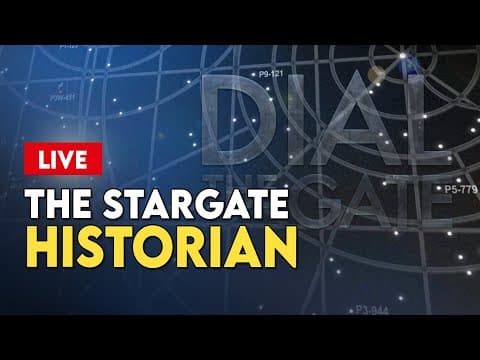 🔴live! Stargate's Oral History Project W/ David Read [reupload]