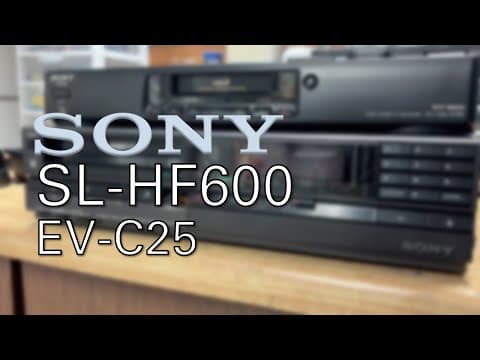 Video Cassette Recorders: Video8 Ev-c25 + Beta Sl-hf600