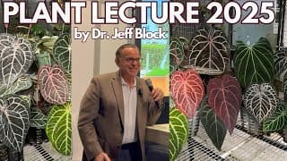 Plant Lecture By Dr Jeff Block At Mybotanika Houten May 2025 | Plant With Roos