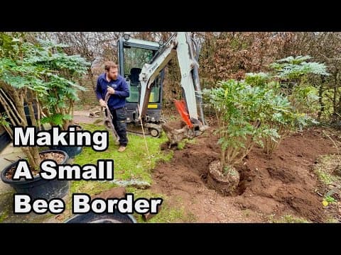 Making A Small Bee Border - Timelapse - 4k