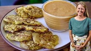 Crispy Smashed Potatoes + Bang Bang Sauce = Plant-based Magic!