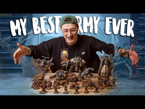 I Followed My Childhood Dream – And Made A Space Marine Knight Army