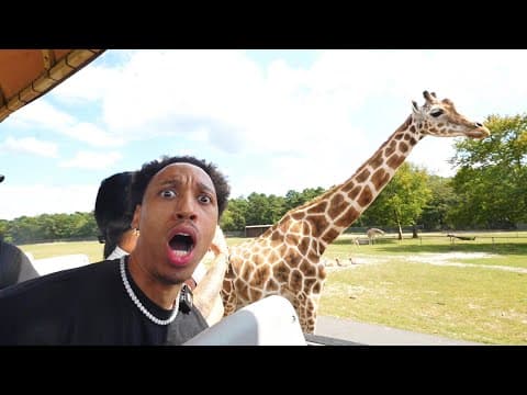 I Went On A Safari At Six Flags!