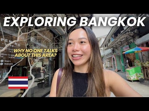 Exploring Bangkok's Coolest Neighborhood 🇹🇭 Songwat Road
