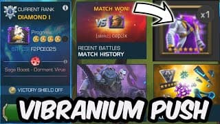 Free To Play Battlegrounds Vibranium Push - 7 Star Star-lord Piece?!? - Marvel Contest Of Champions
