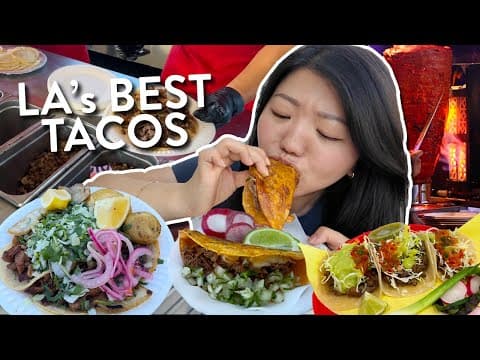 La Taco Tour! Trying Best Tacos In Los Angeles (5 Spots) 🌮