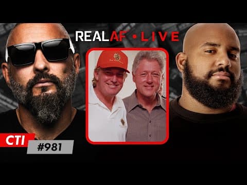 Trump Defends Clinton On The Epstein Drop? - Cti Live Ep 981