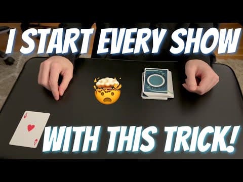 The Perfect Card Trick For Strong First Impressions! | Suit Production Tutorial