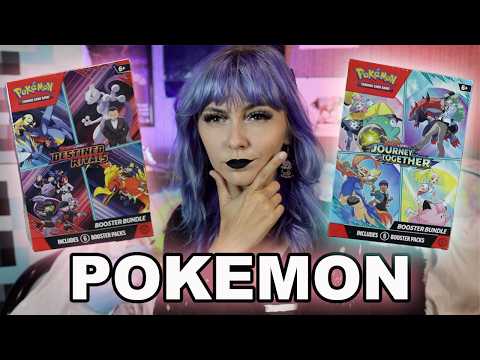 Opening Pokemon Destined Rivals Vs Journey Together Booster Bundles