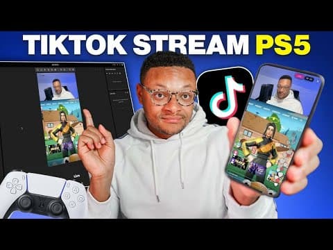How To Stream Ps5 Games With Facecam To Tiktok (no Capture Card)