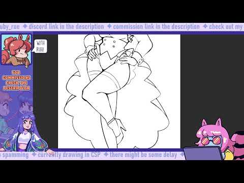 Girls Night (commission Livestream) Just Vibes (one Slot Left)