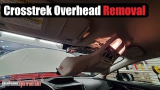 Subaru Crosstrek How To Remove Overhead Console| Anthonyj350